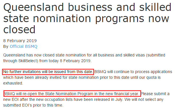 澳洲移民局官網(wǎng)截圖 移民澳洲